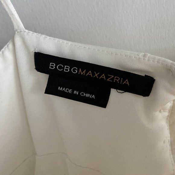 BCBG MAXAZRIA White Boho White Dress - Picture 5 of 5